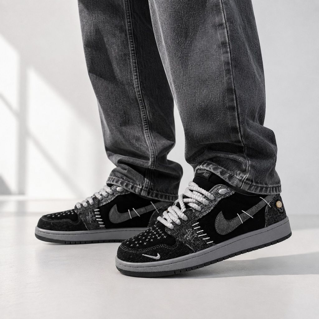 قیمت ارزان کتانی ترند و پرطرفدار نایک جردن وودوو طرح جین Nike Jordan Voodoo