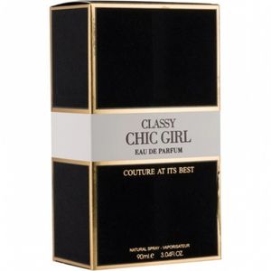 ادکلن کلاسیک چیک گرل فراگرنس با رایحه گودگرل مشکی 100 میلCLASSY CHIC GIRL