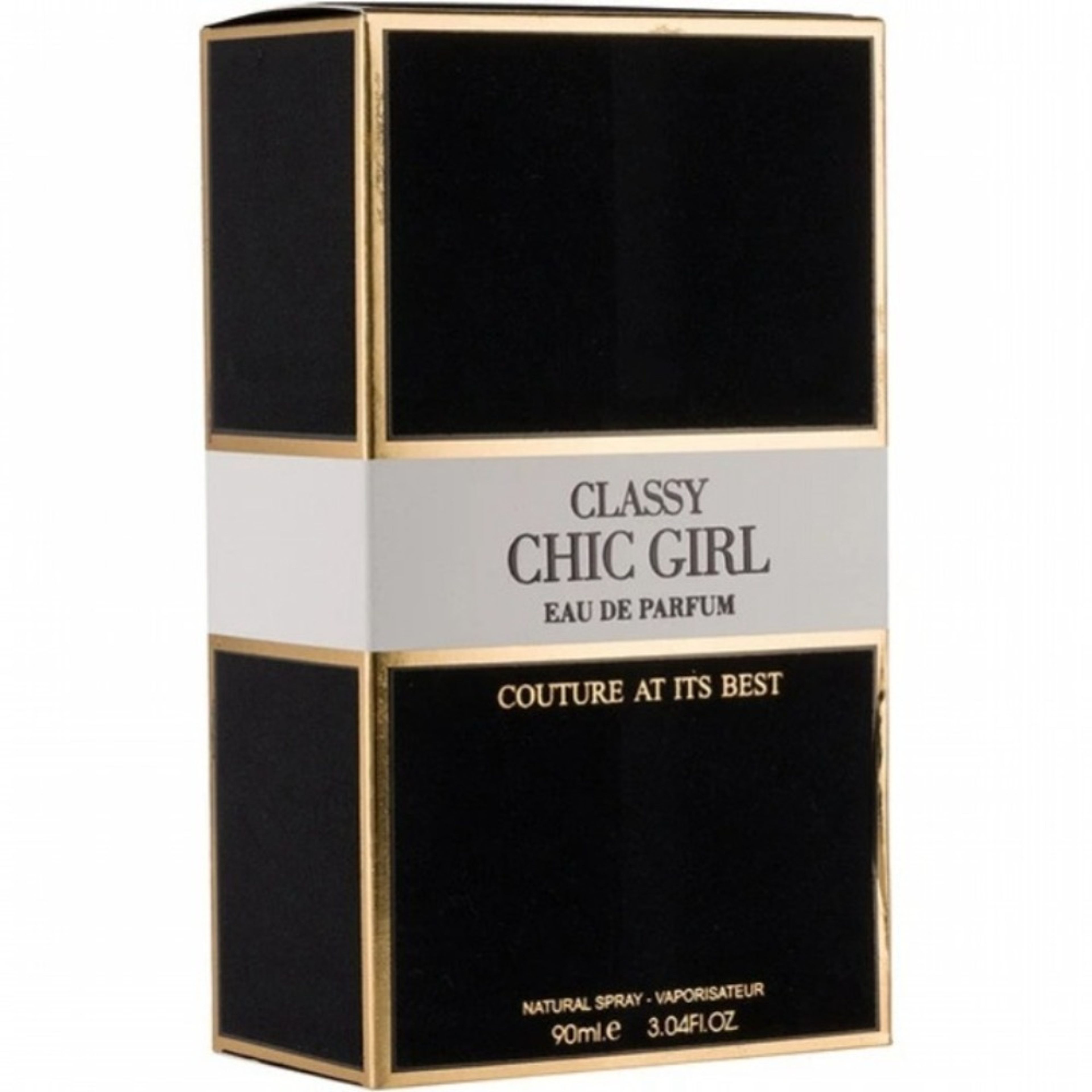 قیمت ارزان ادکلن کلاسیک چیک گرل فراگرنس با رایحه گودگرل مشکی 100 میلCLASSY CHIC GIRL