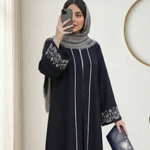 مانتو بلند زنانه گلدوزی مدل شهدخت