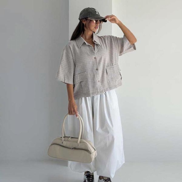 شومیز 4 خونه باکسی کد 220726