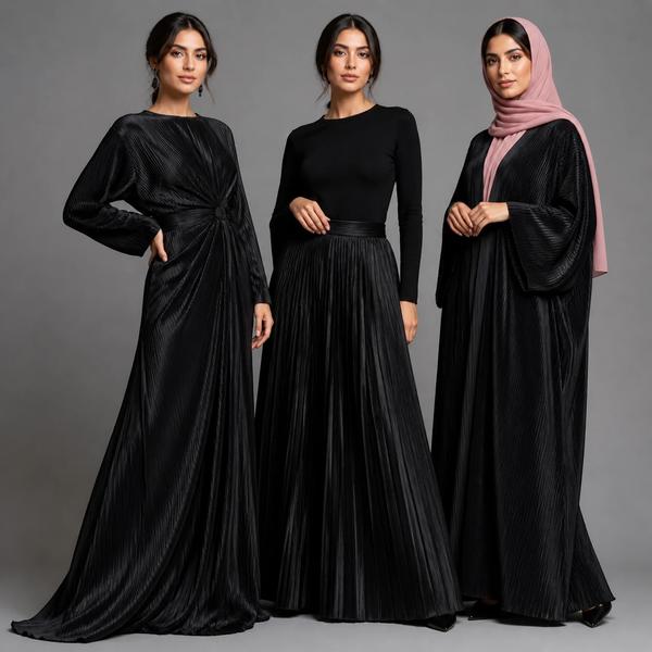 پارچه ساتن پلیسه 1281