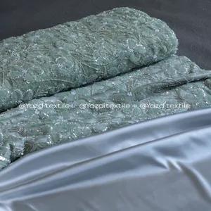 خرید اینترنتی قیمت پارچه فرانسه رباندوزی 1285