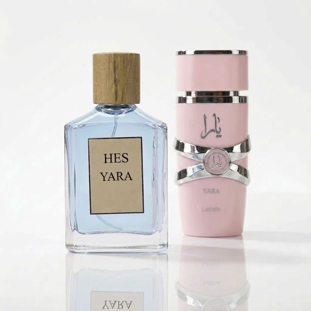 خرید اینترنتی قیمت عطر زنانه حس مدل لطافه یارا - hes - Lattafa Perfumes - Yara