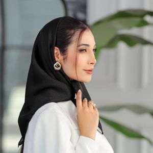 مینی اسکارف مشکی کریستال وارداتی قواره 70