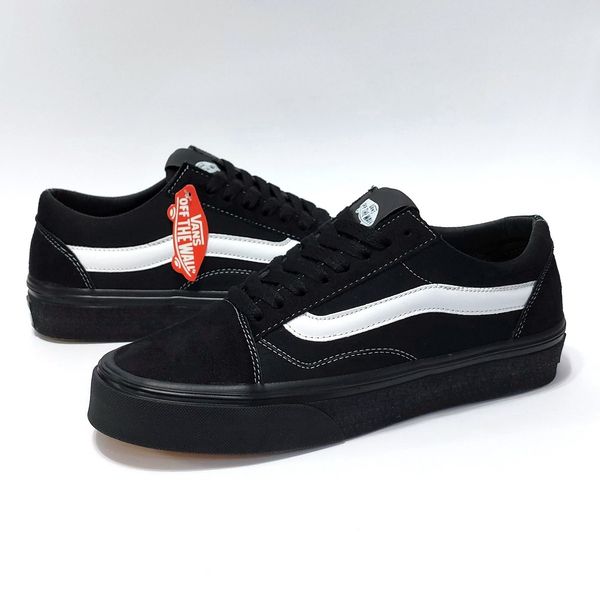 کتانی پرطرفدار ونس اولد اسکول مشکی خط سفید Vans Old Skool