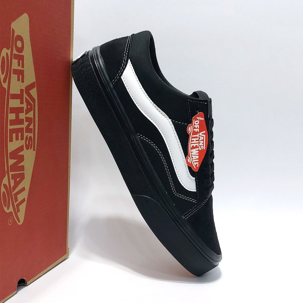 قیمت ارزان کتانی پرطرفدار ونس اولد اسکول مشکی خط سفید Vans Old Skool