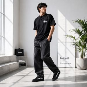 فروش اینترنتی کتانی پرطرفدار ونس اولد اسکول مشکی خط سفید Vans Old Skool