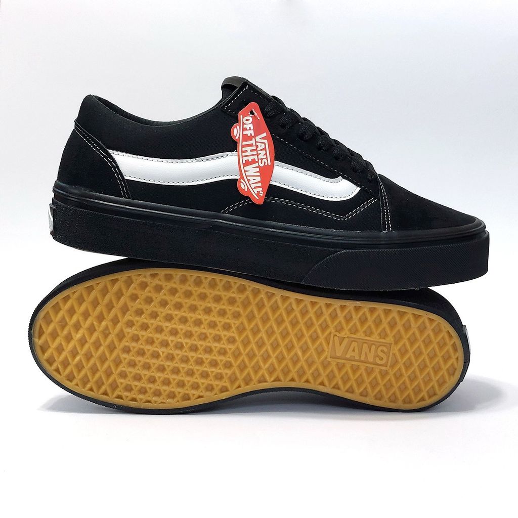 قیمت کتانی پرطرفدار ونس اولد اسکول مشکی خط سفید Vans Old Skool