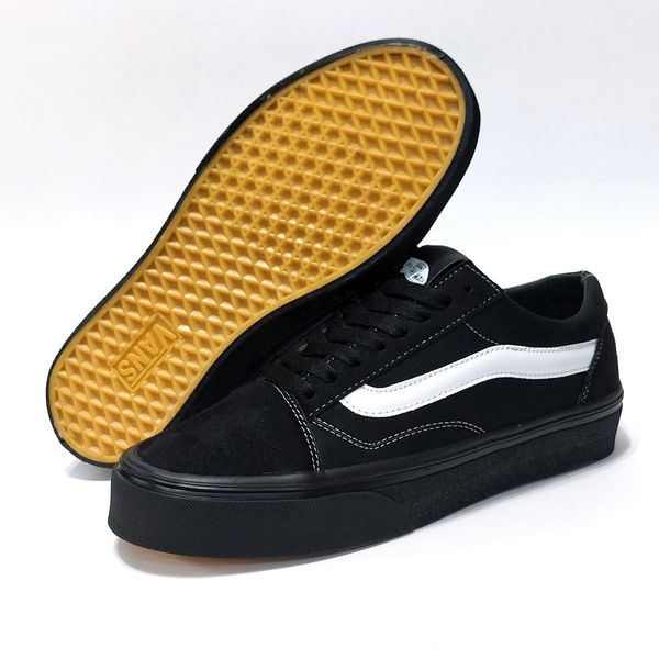 کتانی پرطرفدار ونس اولد اسکول مشکی خط سفید Vans Old Skool