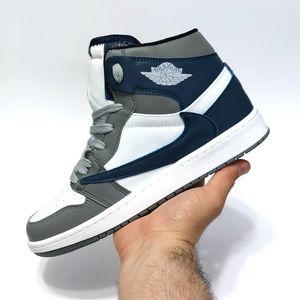خرید اینترنتی کتانی نایک جردن تراویس ساقدار فرنچ بلو Travis Scott
