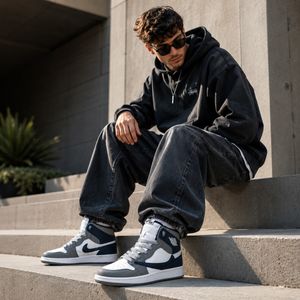 کتانی نایک جردن تراویس ساقدار فرنچ بلو Travis Scott