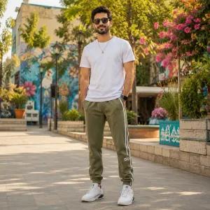 خرید اینترنتی شلوار بنگال دمپا کش مردانه مدل aloسبز