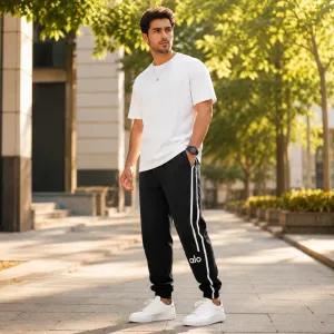 خرید اینترنتی قیمت شلوار بنگال دمپا کش مردانه مدل aloمشکی