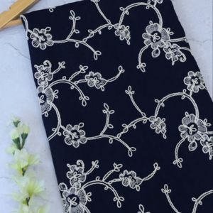 خرید انلاین پارچه لینن گلدوزی شده