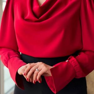 فروش اینترنتی شومیز یقه شل راش