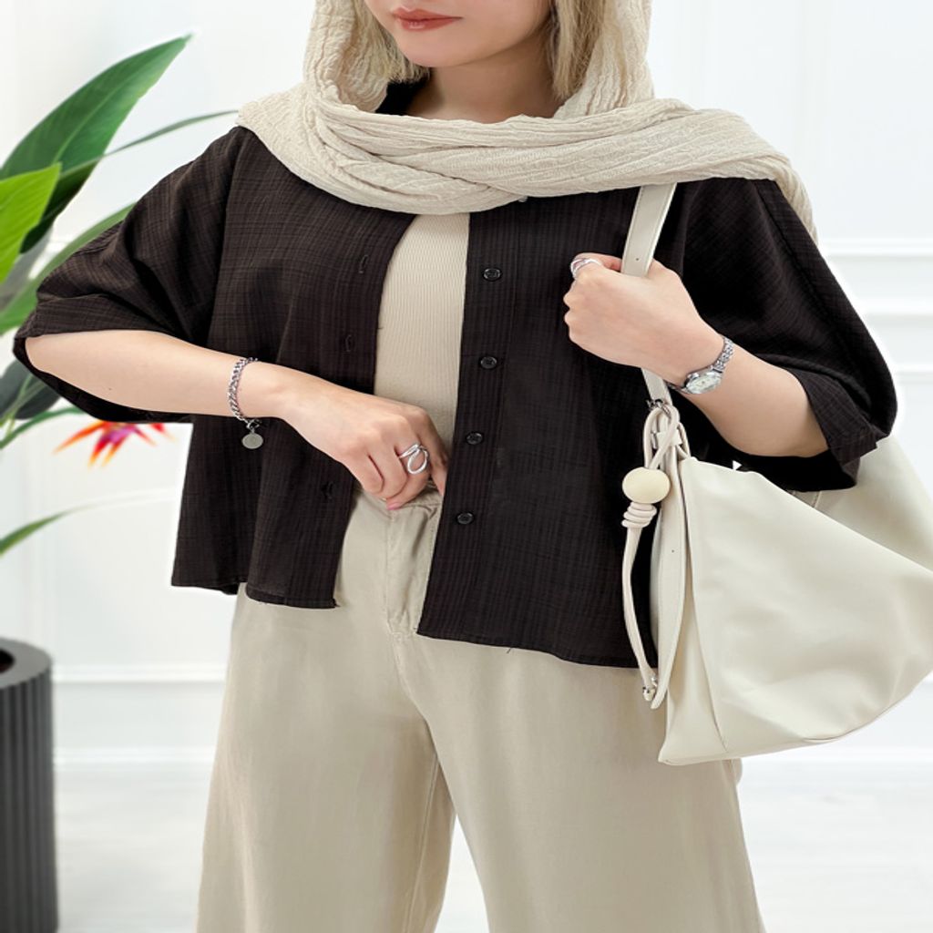 خرید اینترنتی قیمت شومیز کوتاه زنانه رستا | تاتاتا