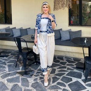 خرید انلاین ست کت و شلوار زنانه نیلسا سه تیکه کالکشن فروزان نریمیسا