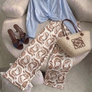 شلوار طرح دار سوفیا نیم بگ
