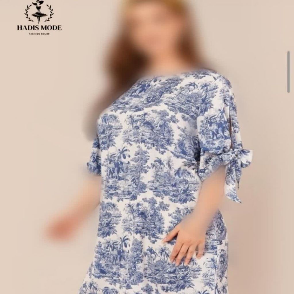 خرید اینترنتی قیمت تونیک زنانه لینن طرح دیور وارداتی برند basicxx woman