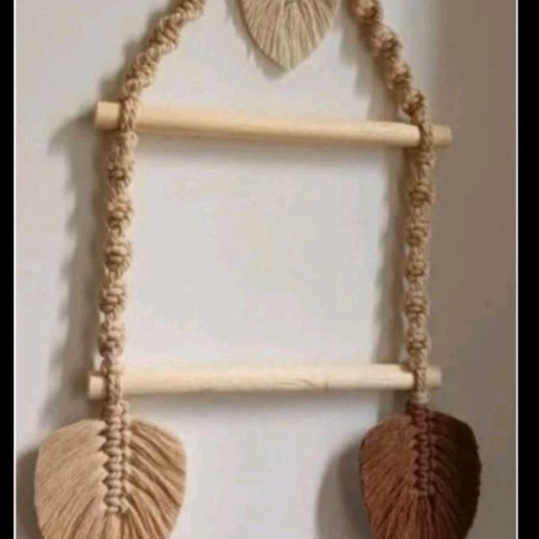 آویز جا حوله ای وجادستمالی مکرومه