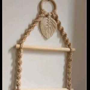 خرید اینترنتی آویز جا حوله ای وجادستمالی مکرومه