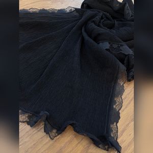 خرید آنلاین شال مشکی دوردانتل برشکا