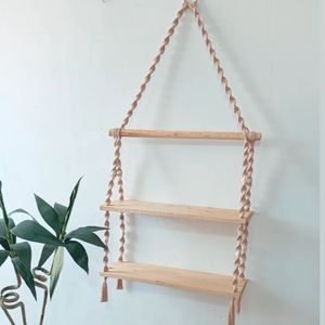 اویز شلف دیواری مکرومه