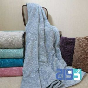 پتوی مسافرتیژله ای دونفره تیسا رنگ شکلاتی