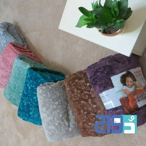 پتوی مسافرتیژله ای دونفره تیسا رنگ شکلاتی