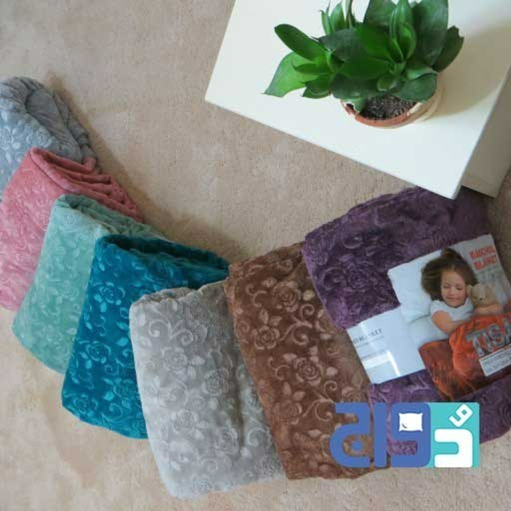 خرید آنلاین پتوی مسافرتیژله ای دونفره تیسا رنگ کالباسی