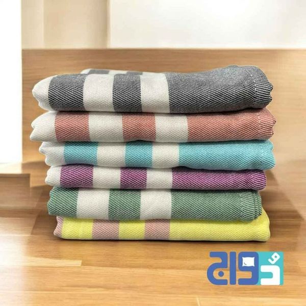 حوله استخری یزدی سایز 180100 رنگ بنفش