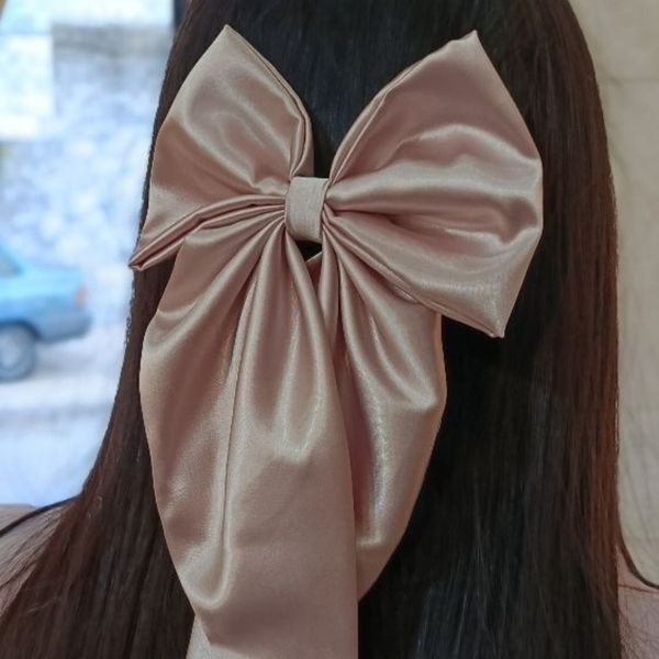 گیره مو فرانسوی ساتن پاپیون st645