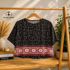 شومیز کیمونو  زنانه دخترانه آستین کوتاه فری سایز 38 تا 48 برند ATMOSPHER