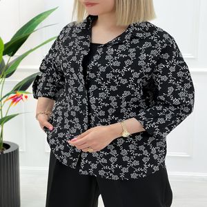 شومیز مانتویی گلدار بنوشا زنانه | تاتاتا