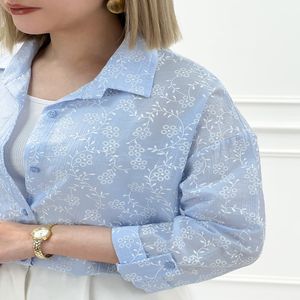 خرید اینترنتی قیمت شومیز مانتویی گلدار بنوشا زنانه | تاتاتا