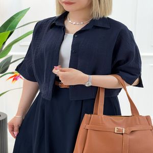 خرید اینترنتی قیمت کراپ شومیز جلو دکمه فریماه | تاتاتا