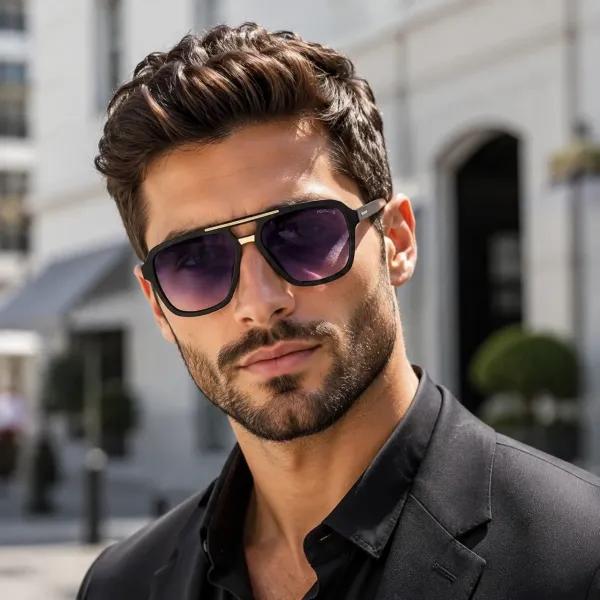 عینک آفتابی مردانه فریم کائوچو Porsche Design