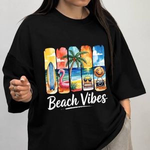 تیشرت باکسی beach vibes