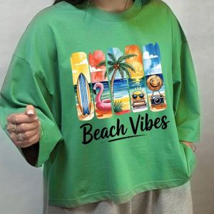 خرید آنلاین تیشرت باکسی beach vibes