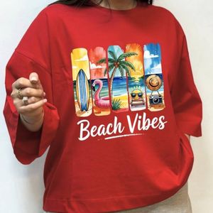 فروش اینترنتی تیشرت باکسی beach vibes