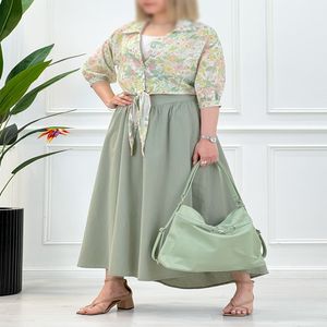 خرید اینترنتی قیمت شومیز گره ای آبرنگی زنانه | تاتاتا