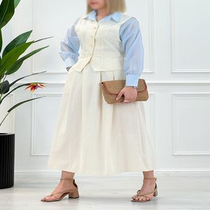 خرید اینترنتی قیمت ست سه تکه وست دامن شومیز راحیل | تاتاتا