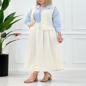 خرید اینترنتی قیمت ست سه تکه وست دامن شومیز راحیل | تاتاتا