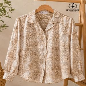 خرید اینترنتی قیمت شومیز مجلسی ساتن زنانه دخترانه وارداتی طرح دار برند LIMUNAGARCIA