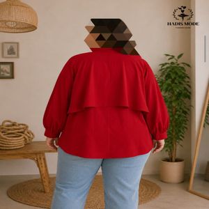 خرید اینترنتی قیمت شومیز کیمونو واکسی سایز بزرگ زنانه دخترانه وارداتی برندTIZANA