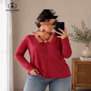 بافت گپ زنانه دخترانه مجلسی زرشکی سایز بزرگ وارداتی