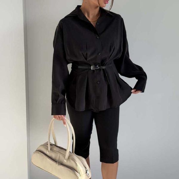 شومیز کمربندی کد 220733