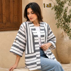 مانتو تابستانه فری سایز پارچه لینن Linen خنک و سبک