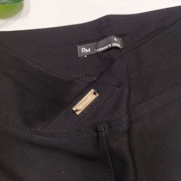 شلوار مشگی دم پا چاکدار کمرکشی L و xl